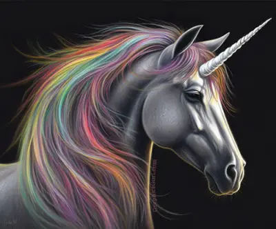 Creative Fantasy and Mythology Drawing Ideas - Unicorn
