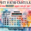MidJourney Aspect Ratio Calculator