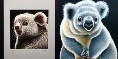 MidJourney Koala Artwork - MidJourney AI Prompts