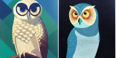 MidJourney Owl Artwork - MidJourney AI Prompts