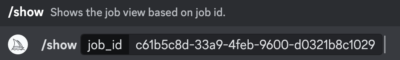 MidJourney Show Job ID Command