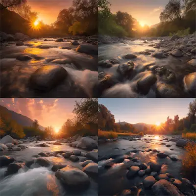 Midjourney time-lapse photography styles