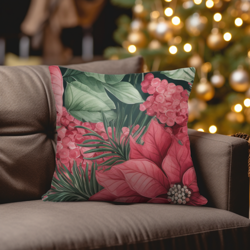 Using Photoshop Patterns for Print on Demand - Pink Christmas Floral Patterns