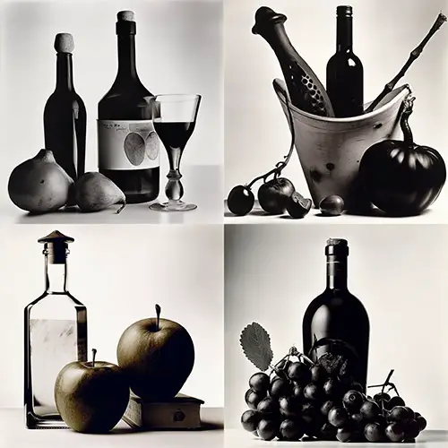 Still_life_photography_by_Irving_Penn_MidJourney photography styles