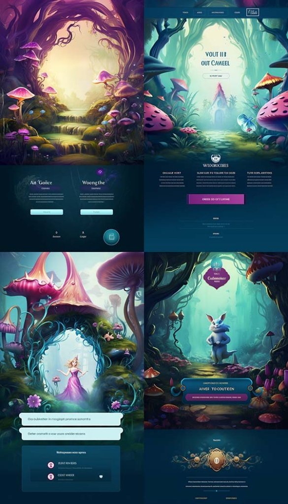 81 MidJourney Website Design Prompts For Stellar Designs » Graphics ...