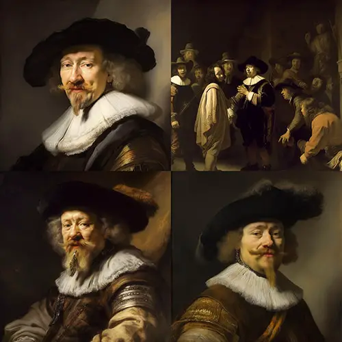 oil_painting_by_Rembrandt_MidJourney Example Art